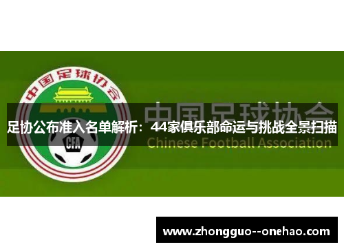 足协公布准入名单解析:44家俱乐部命运与挑战全景扫描 足协公布准入名单解析:44家俱乐部命运与挑战全景扫描