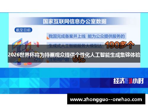 2026世界杯将为持票观众提供个性化人工智能生成集锦体验